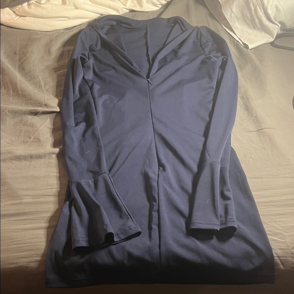 Elegant Navy Blue Women's Dress size Small